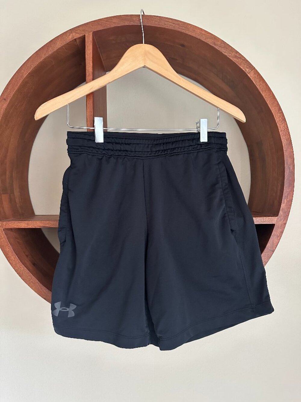 Under Armour Men's Black HeatGear Training Shorts Small Unisex
